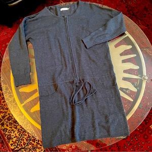 Calvin Klein Gray Tunic Sweater Dress Sz M